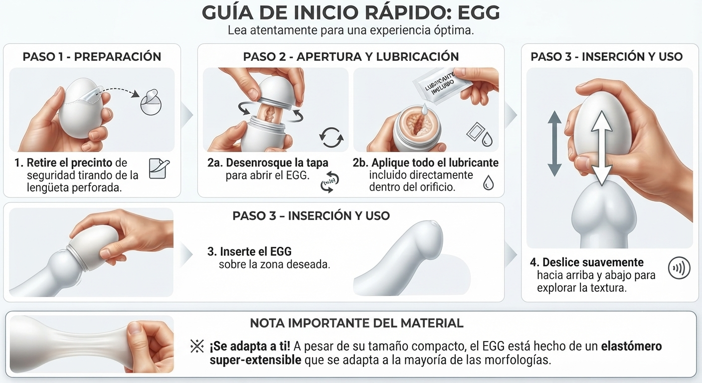 Masturbador Huevo Soft