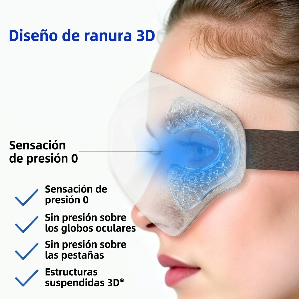 Antifaz de Descanso 3D – Bloqueo Total de Luz